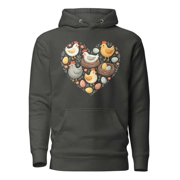Hen House Hoodie in Vintage Black