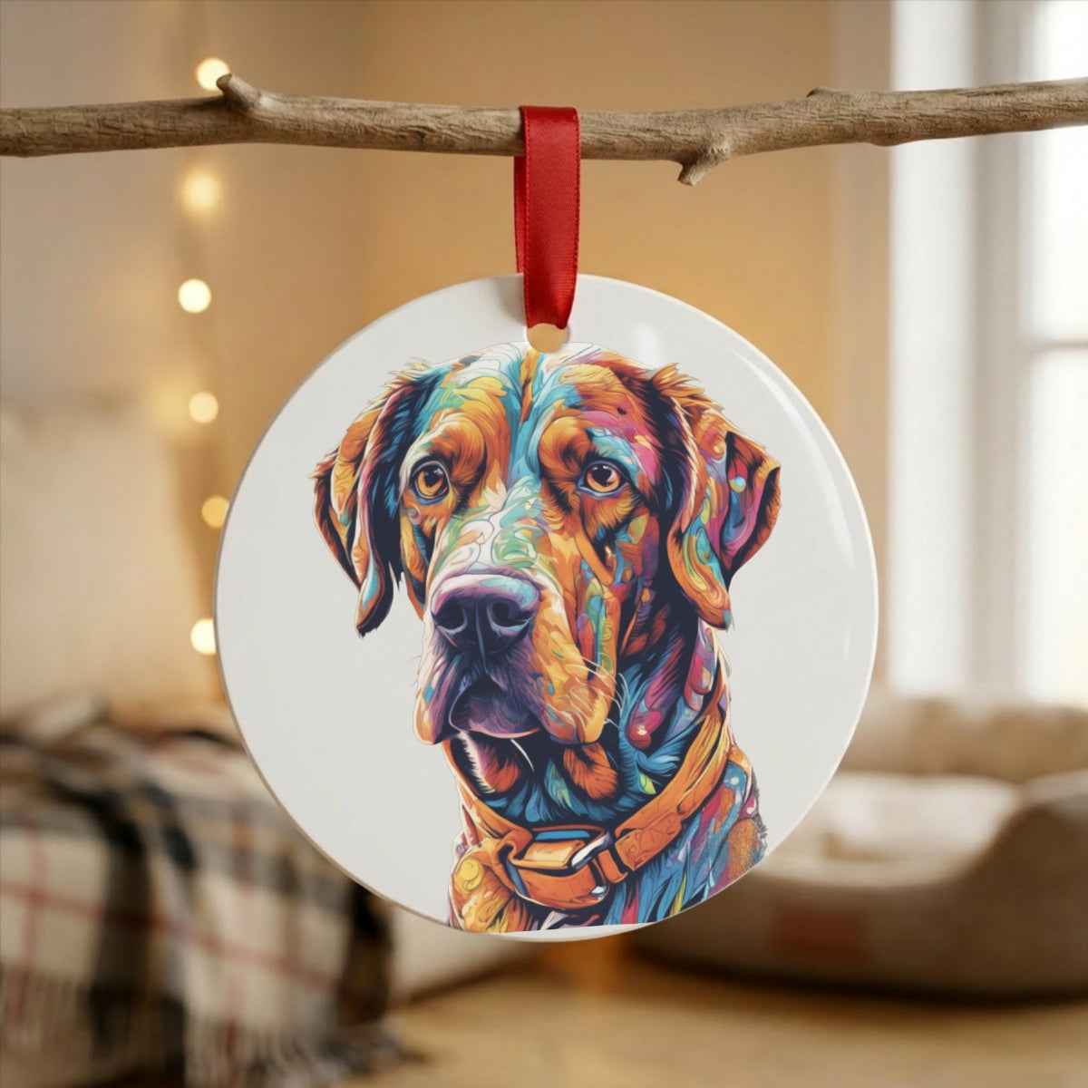 Pretzel Dog Portrait — Mug / Ornament