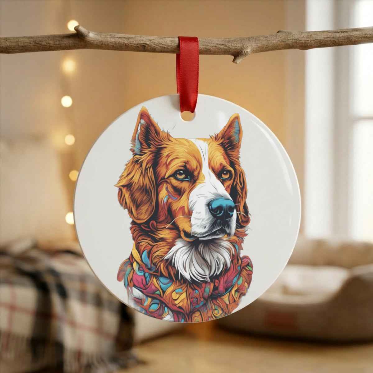Rascal Dog Portrait — Mug / Ornament