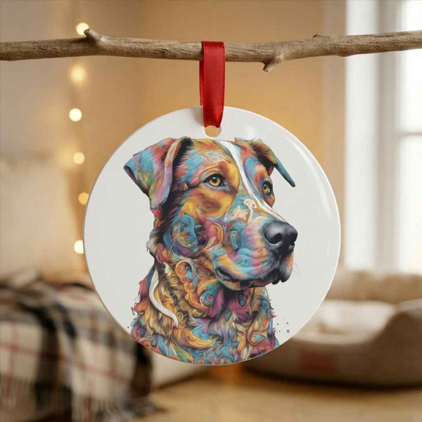 Banjo Dog Portrait — Mug / Ornament