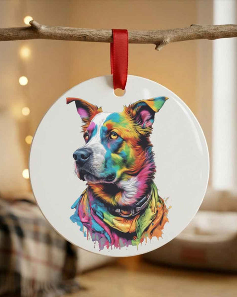 Mochi Dog Portrait — Mug / Ornament