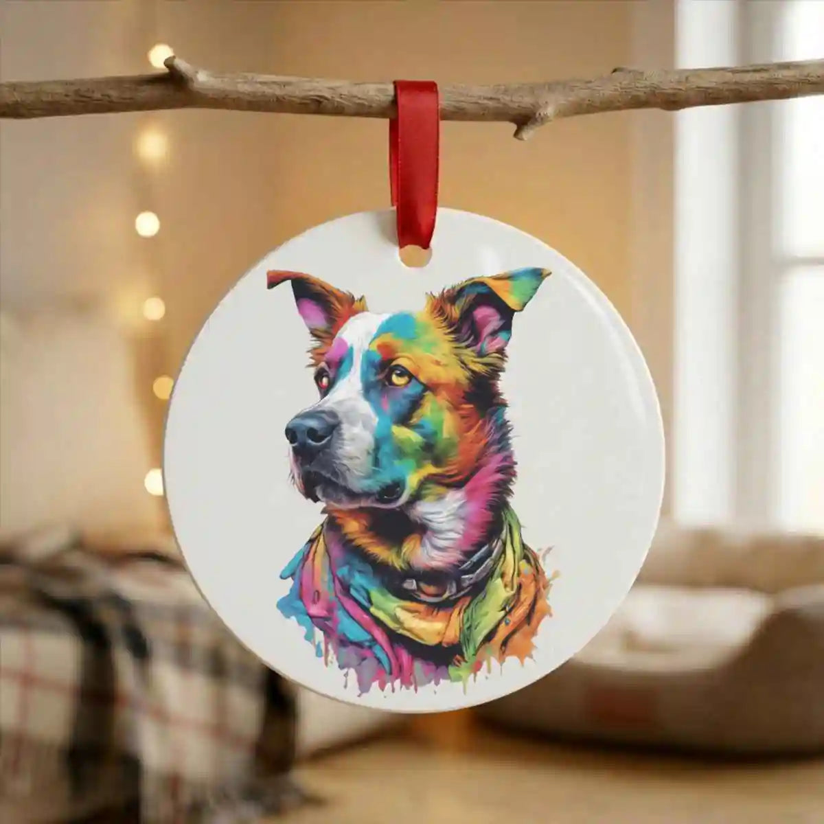 Mochi Dog Portrait — Mug / Ornament