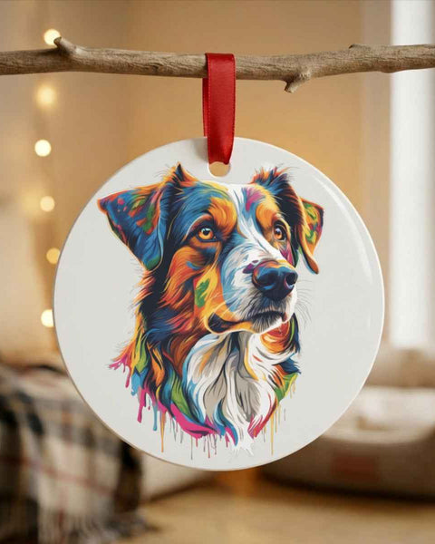 Biscotti Dog Portrait — Mug / Ornament