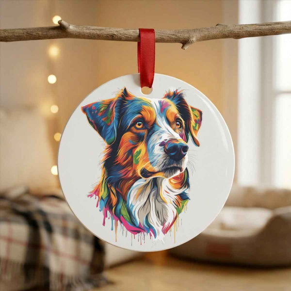 Biscotti Dog Portrait — Mug / Ornament