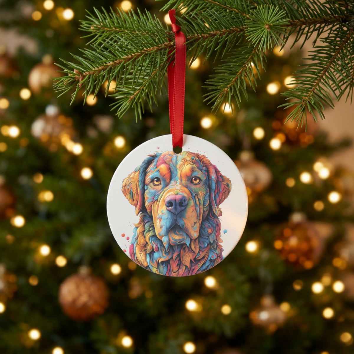 Noodle Dog Portrait — Mug / Ornament