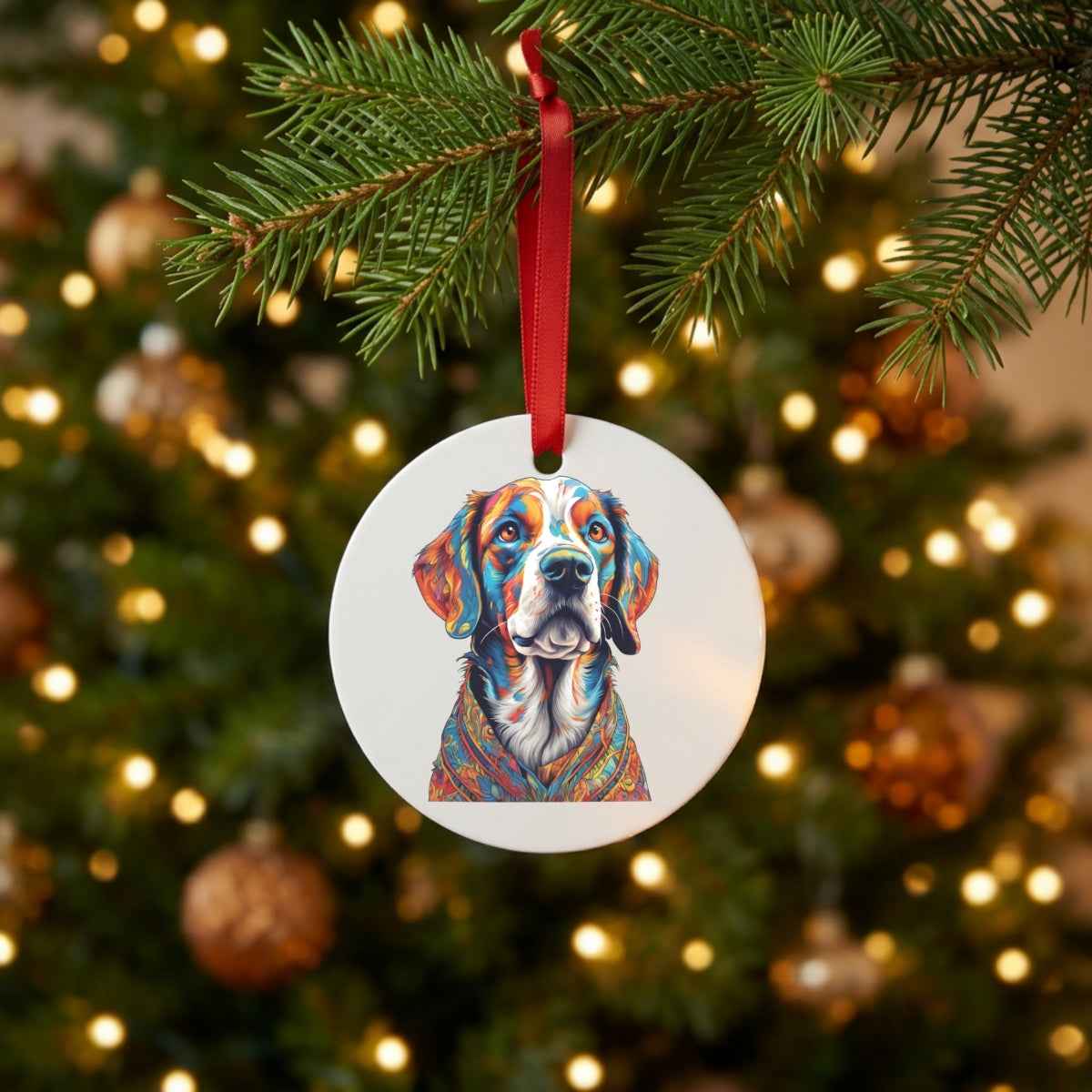 Ivy Dog Portrait — Mug / Ornament