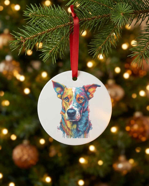 Copper Dog Portrait — Mug / Ornament