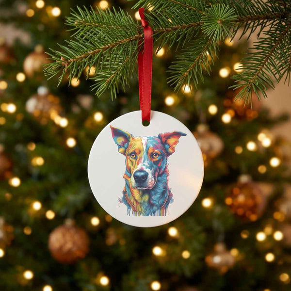 Copper Dog Portrait — Mug / Ornament