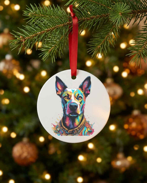 Biscuit Dog Portrait — Mug / Ornament