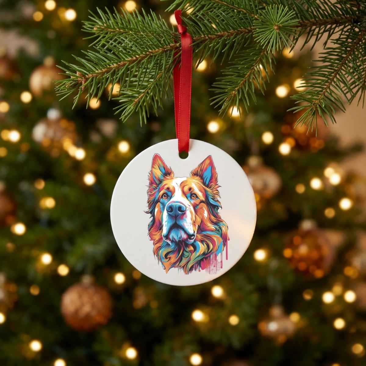 Duke Dog Portrait — Mug / Ornament