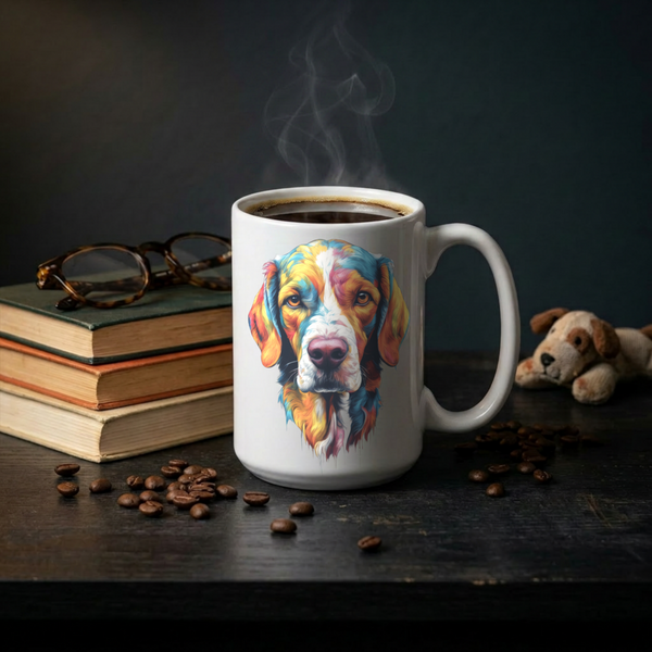 Ember Dog Portrait — Mug / Ornament