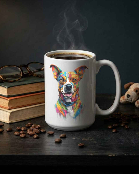 Clover Dog Portrait — Mug / Ornament