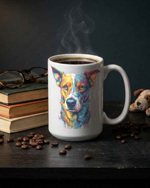 Copper Dog Portrait — Mug / Ornament