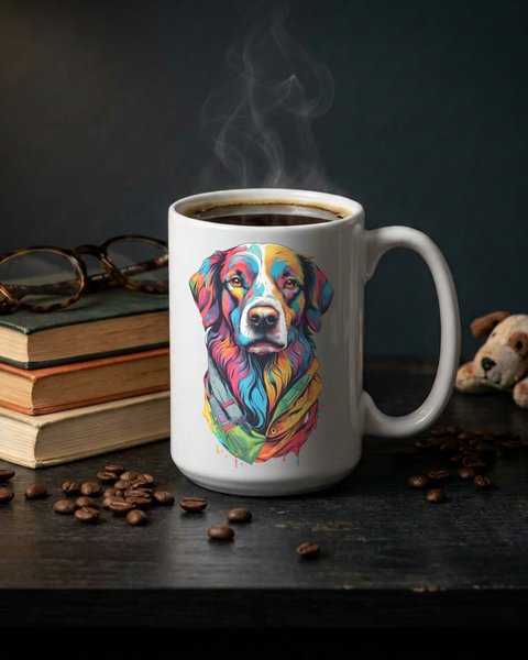 Hazel Dog Portrait — Mug / Ornament