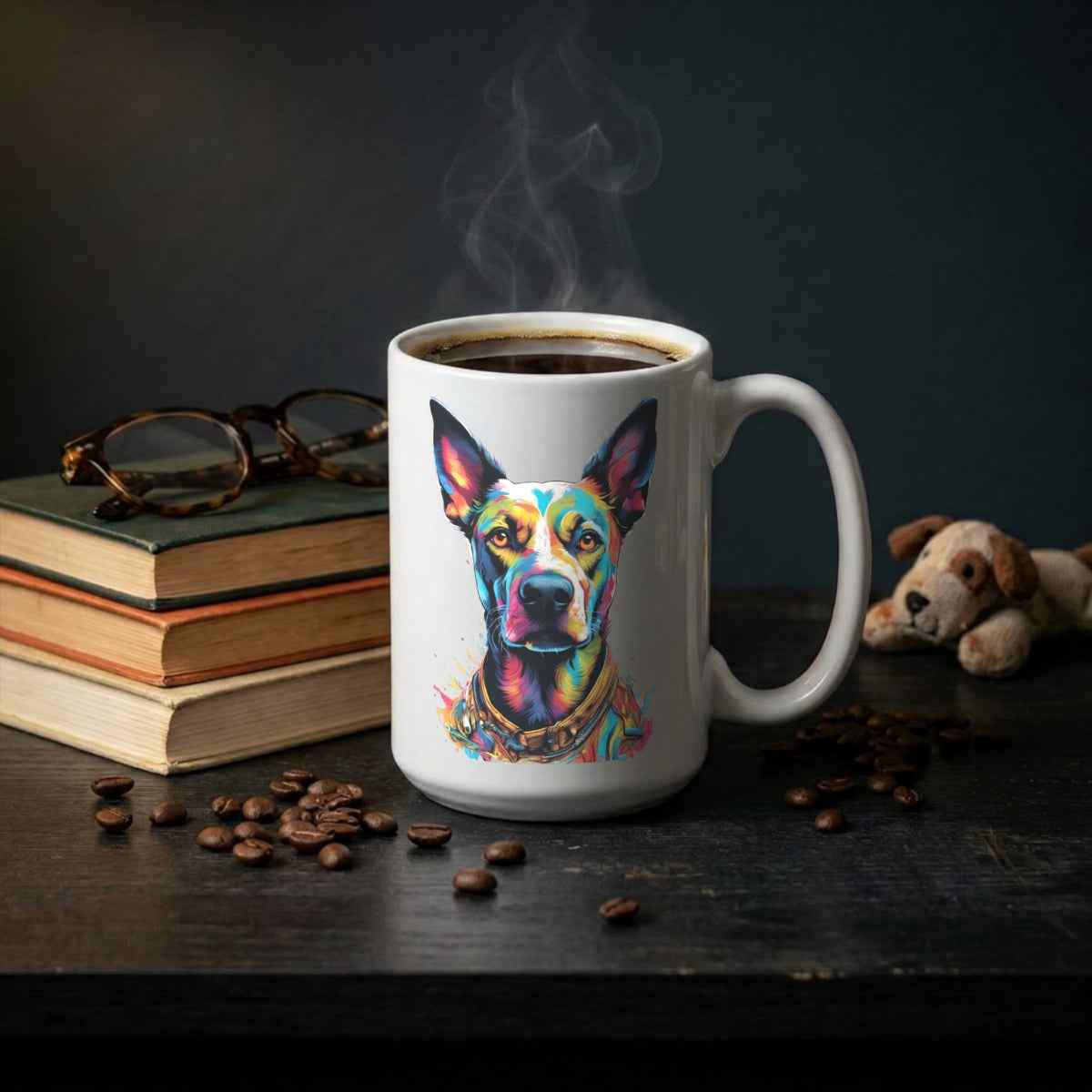 Biscuit Dog Portrait — Mug / Ornament