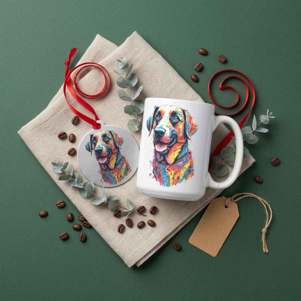 Max Dog Portrait — Mug / Ornament