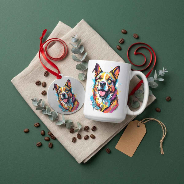 Rosie Dog Portrait — Mug / Ornament