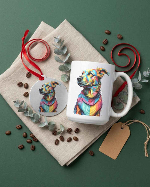 Hank — Dog Portrait Collection | Mug & Ornament Set