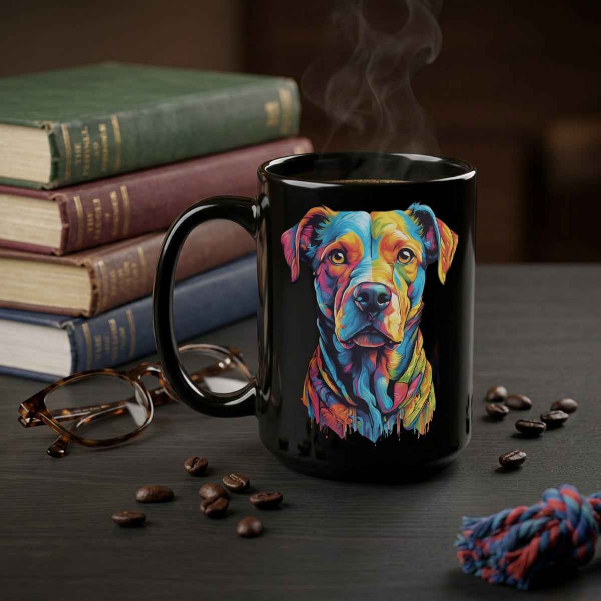 Sage Dog Portrait — Mug / Ornamentt