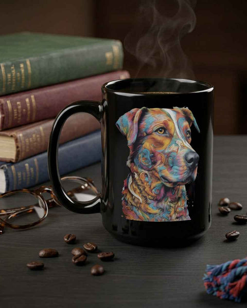 Banjo Dog Portrait — Mug / Ornament