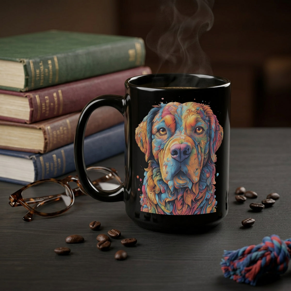 Noodle — Dog Portrait Collection | Mug & Ornament Set
