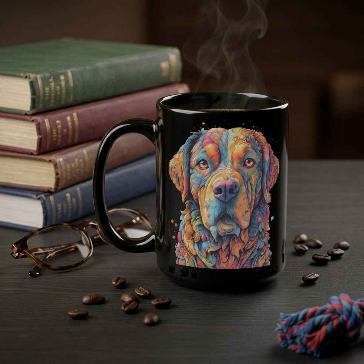 Noodle Dog Portrait — Mug / Ornament