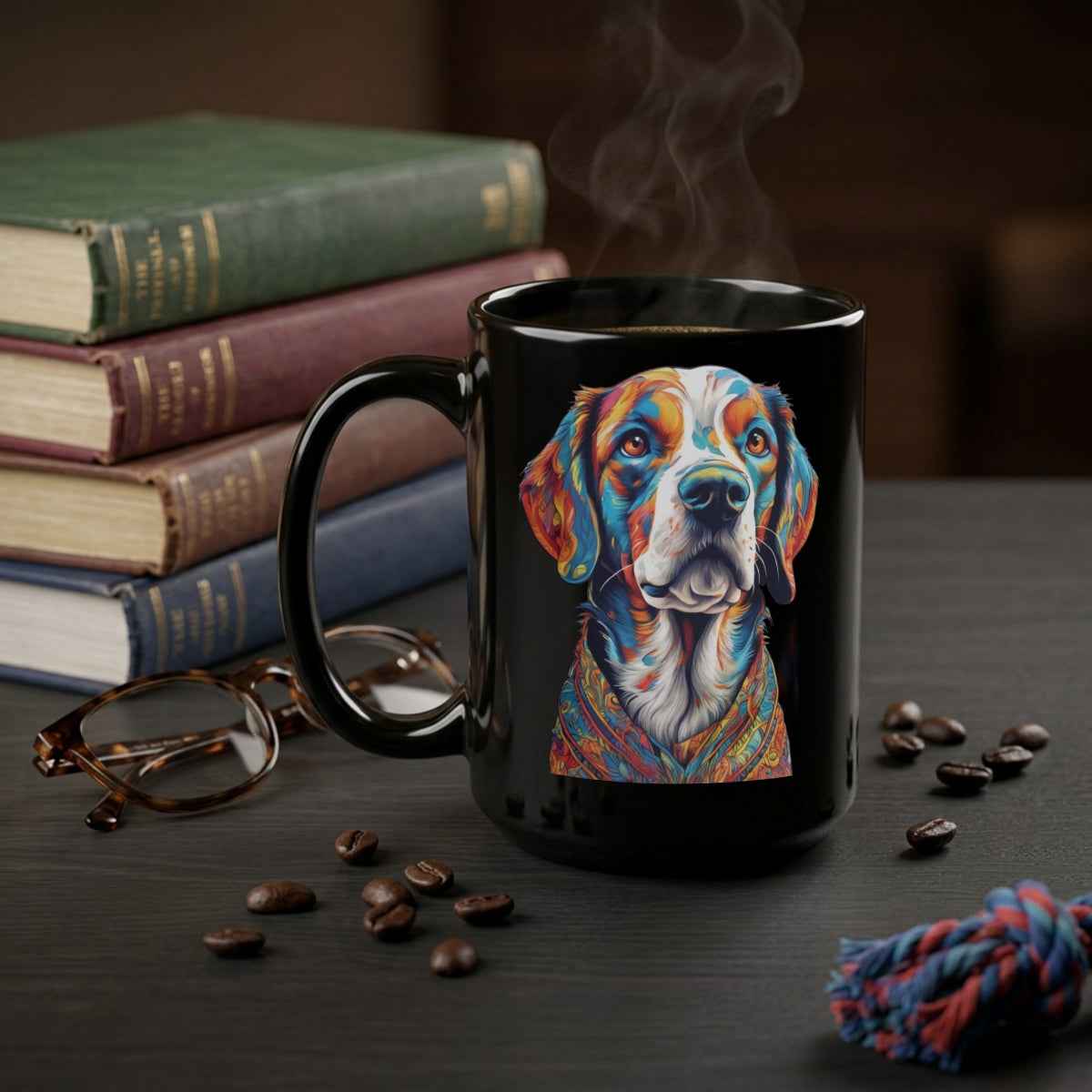 Ivy Dog Portrait — Mug / Ornament