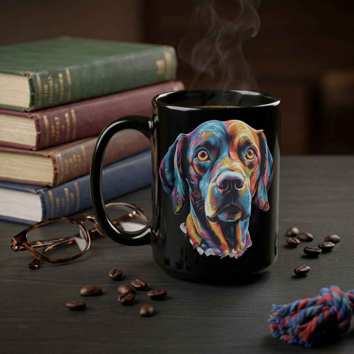 Fern Dog Portrait — Mug / Ornament