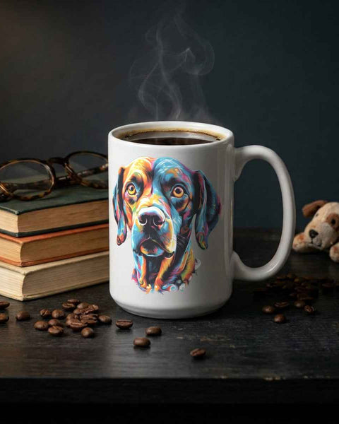 Fern Dog Portrait — Mug / Ornament