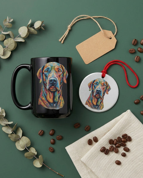 Archer — Dog Portrait Collection | Mug & Ornament