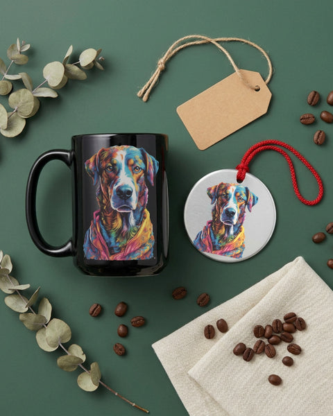 Nova — Dog Portrait Collection | Mug & Ornament Set