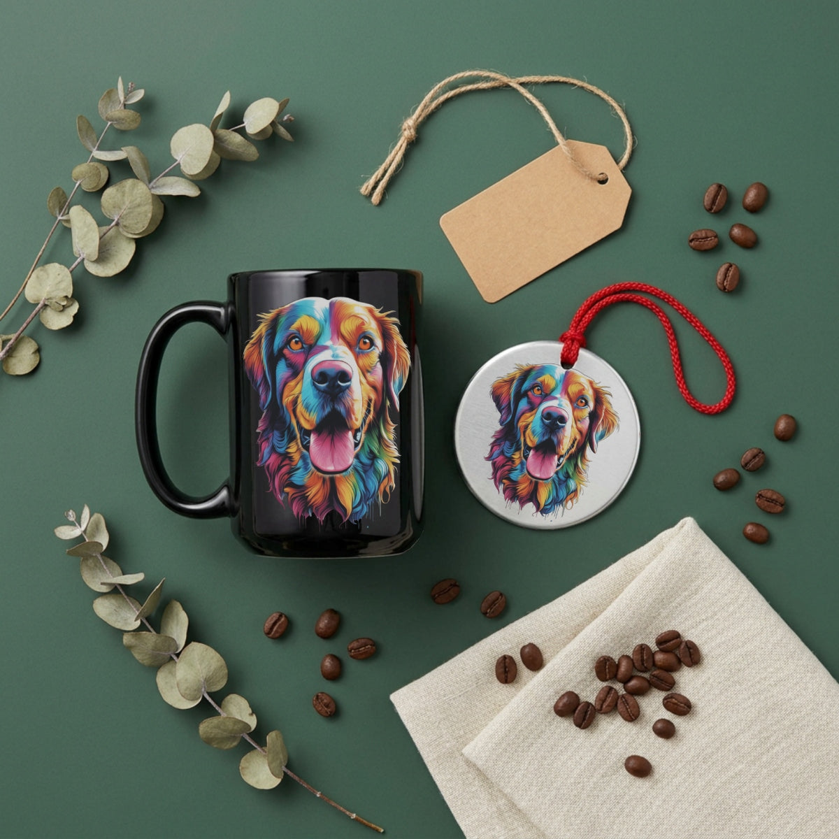 Titan — Dog Portrait Collection | Mug & Ornament Set