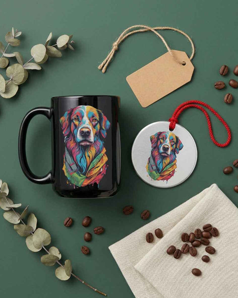 Hazel Dog Portrait — Mug / Ornament