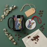 Copper Dog Portrait — Mug / Ornament