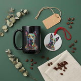 Biscuit Dog Portrait — Mug / Ornament