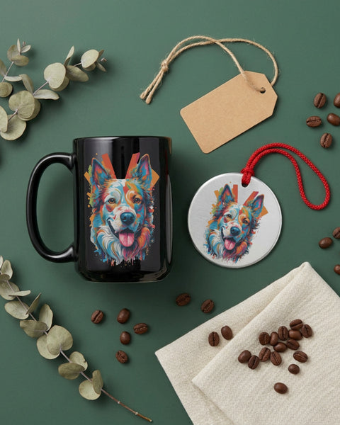 Charlie — Dog Portrait Collection | Mug & Ornament Set