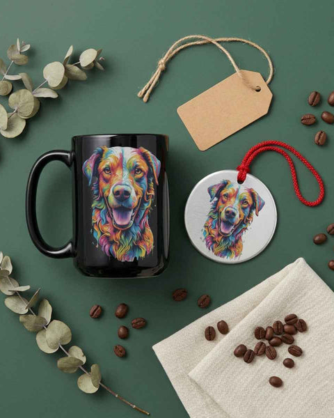 Bella Dog Portrait — Mug / Ornament