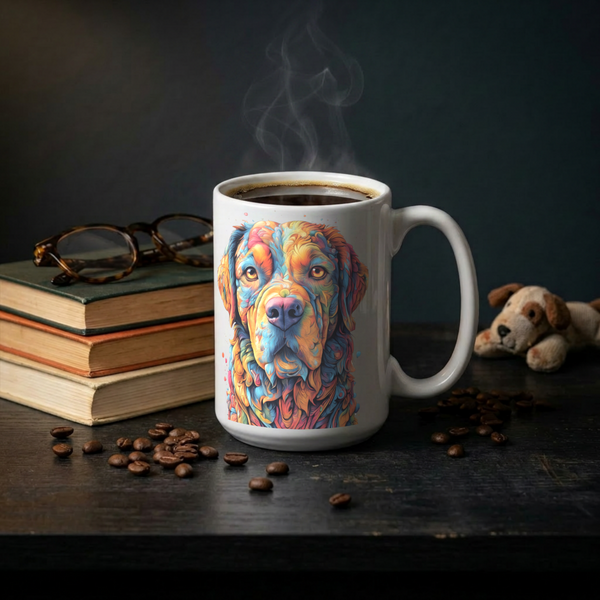 Noodle Dog Portrait — Mug / Ornament