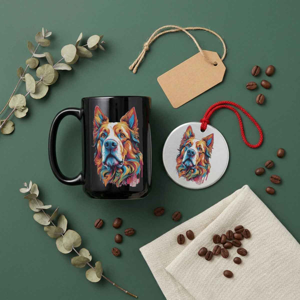 Duke Dog Portrait — Mug / Ornament