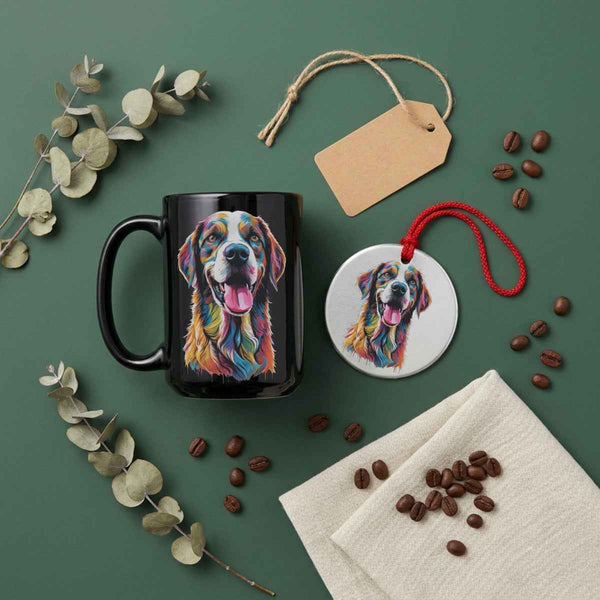 Stix — Dog Portrait Collection | Mug & Ornament Set