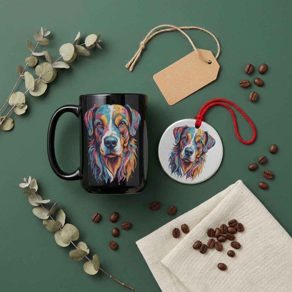 Benny — Dog Portrait Collection | Mug & Ornament Set