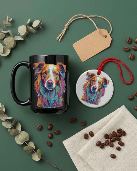 Pearl— Dog Portrait Collection | Mug & Ornament Set