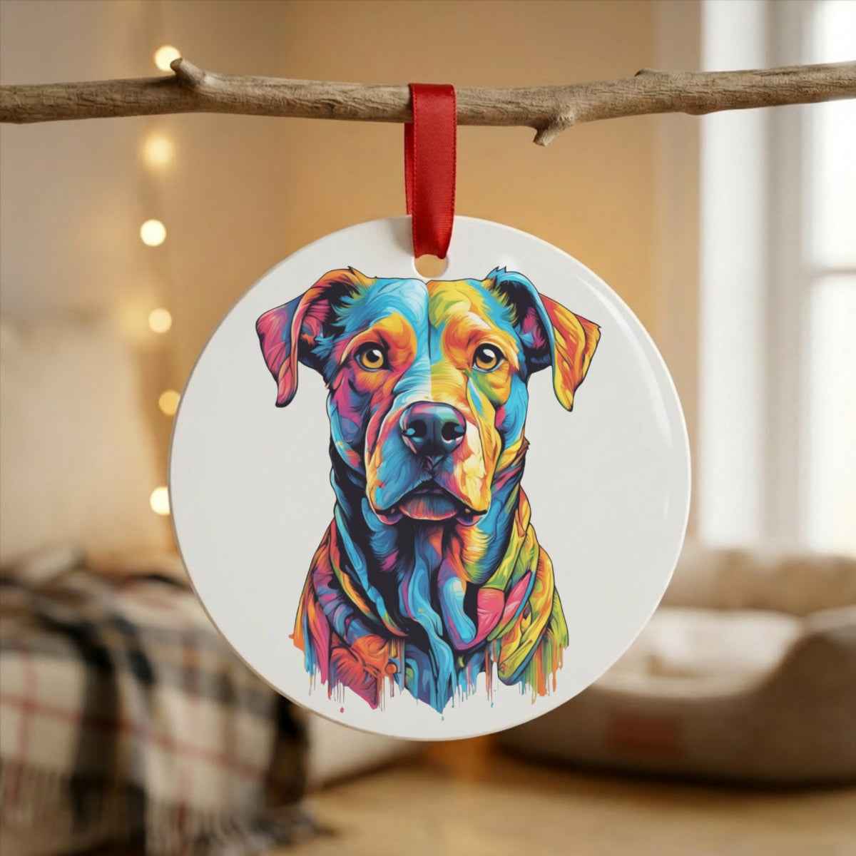 Sage Dog Portrait — Mug / Ornamentt