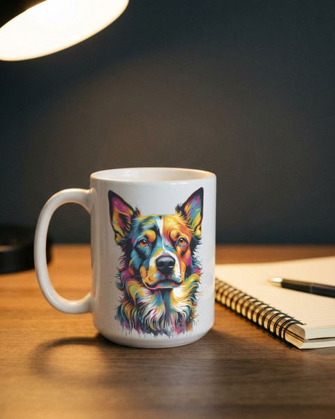 Indigo — Dog Portrait Collection | Mug & Ornament Set