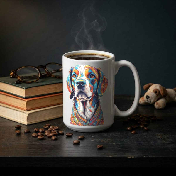Ivy Dog Portrait — Mug / Ornament