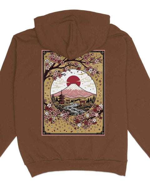 Japanese Mountain River Hoodie