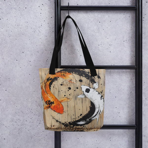 15" Koi Totebag model