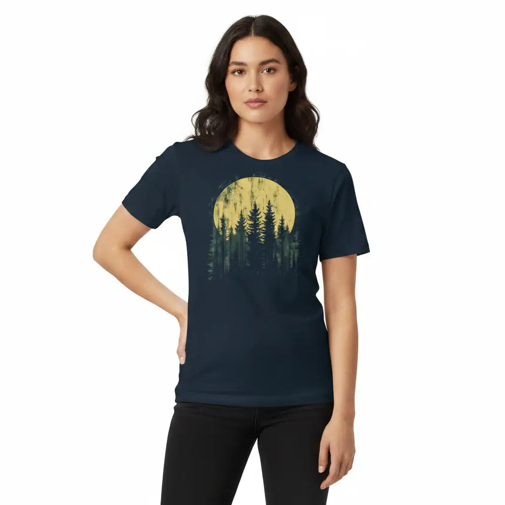 Night Forest Organic Cotton Graphic Tee
