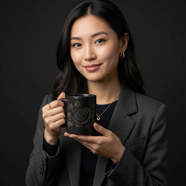 Midnight Visitor Ceramic Mug