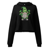 Lucky Gnome Cropped Hoodie — St. Patrick’s Style S